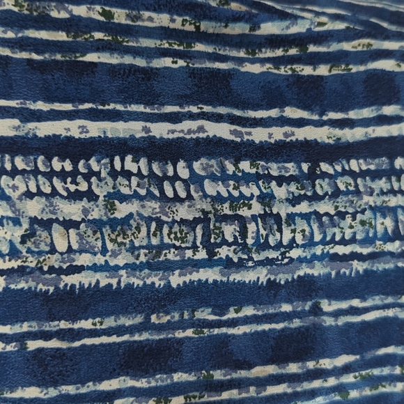 Nancy Crystal sz 6 Rare Vintage Striped Sleeveless 100% Silk Dress - Picture 5 of 7